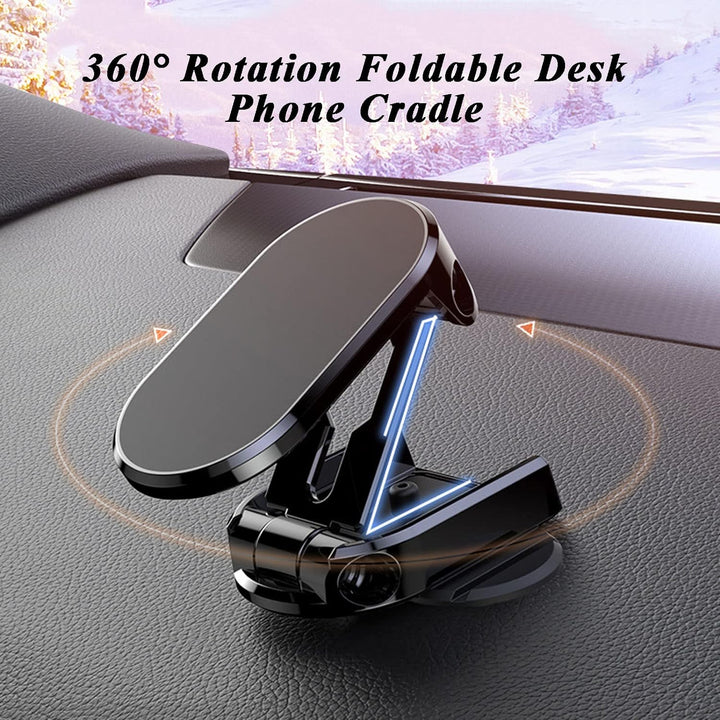 Metal Folding Magnetic Car Phone Holder